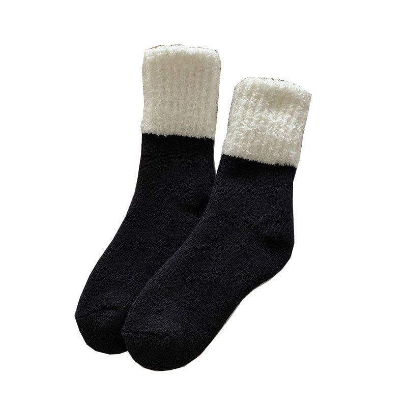 Women's Fleece-Lined Wool Blend Winter Socks